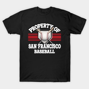Proud Name San Francisco Graphic Property Vintage Baseball T-Shirt